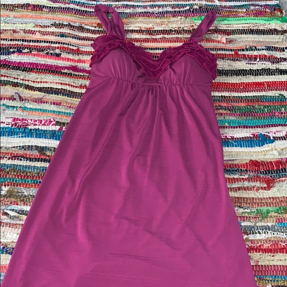 Very cute and flattering purple dress